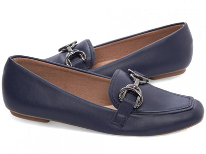 Sapatilha Mocassim Azul Feminino antiderrapante