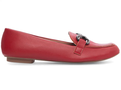 Sapatilha Mocassim Feminina Vermelha Confortável