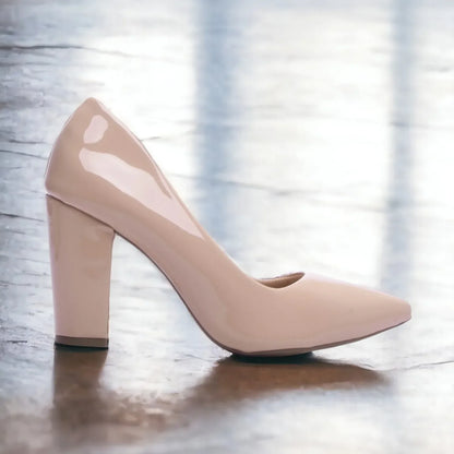 Sandália Scarpin Verniz Rose Torricella | Hyly Prime