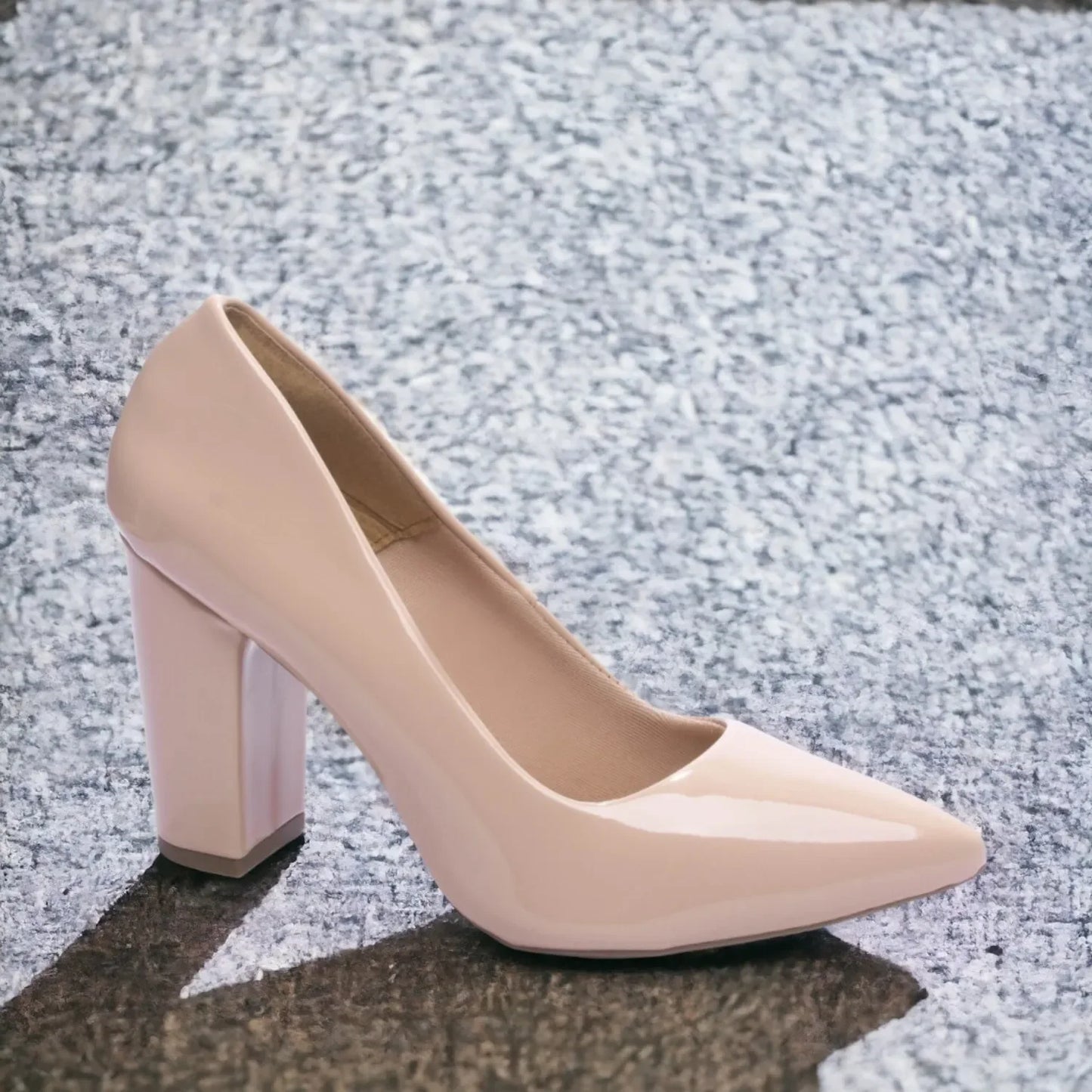 Sandália Scarpin Verniz Rose Torricella | Hyly Prime