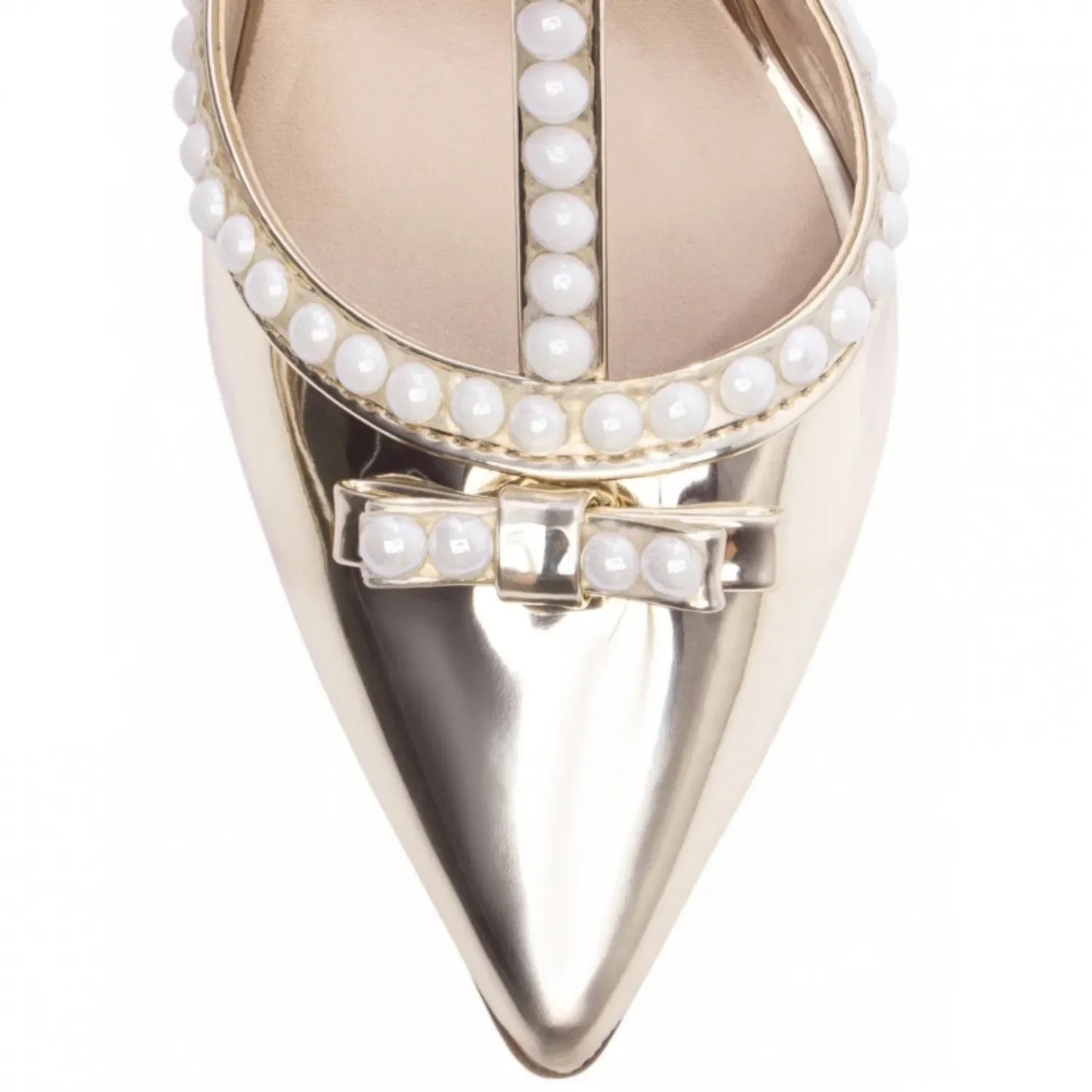 Scarpin Metalizado Ouro Light – Torricella | Hyly Prime