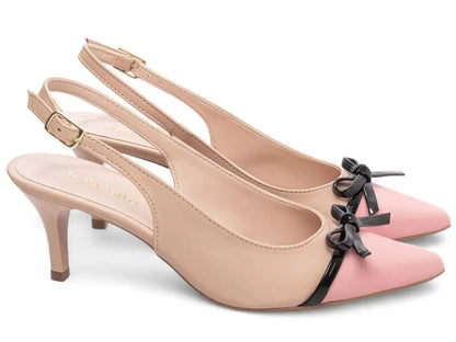 Sandália Torricella Caramelo Off White – Salto Fino 6cm