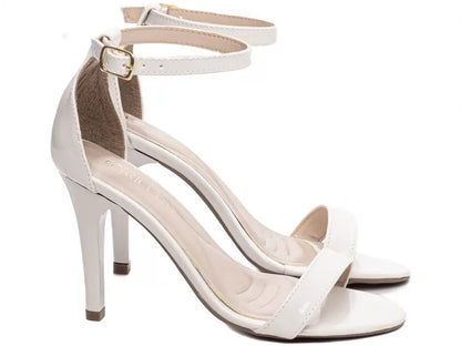 Sandália Torricella Verniz Off White | Black Friday Hyly Prime