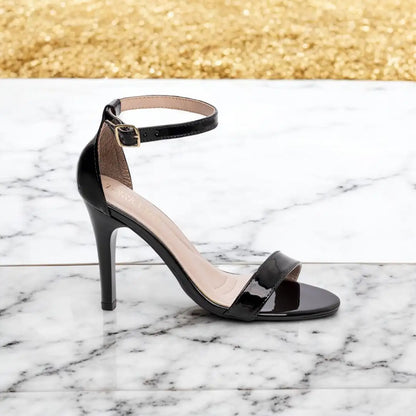 Sandália Verniz Preto – Torricella | Hyly Prime