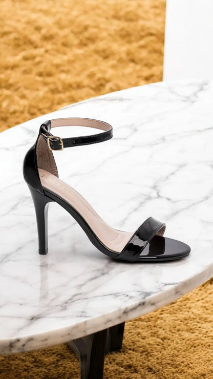 Sandália Verniz Preto – Torricella | Hyly Prime