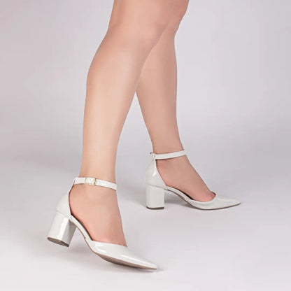 Scarpin Verniz Rosê Salto 6,5cm – Torricella