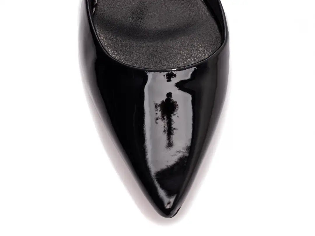 Scarpin Verniz Rosê Salto 6,5cm – Torricella