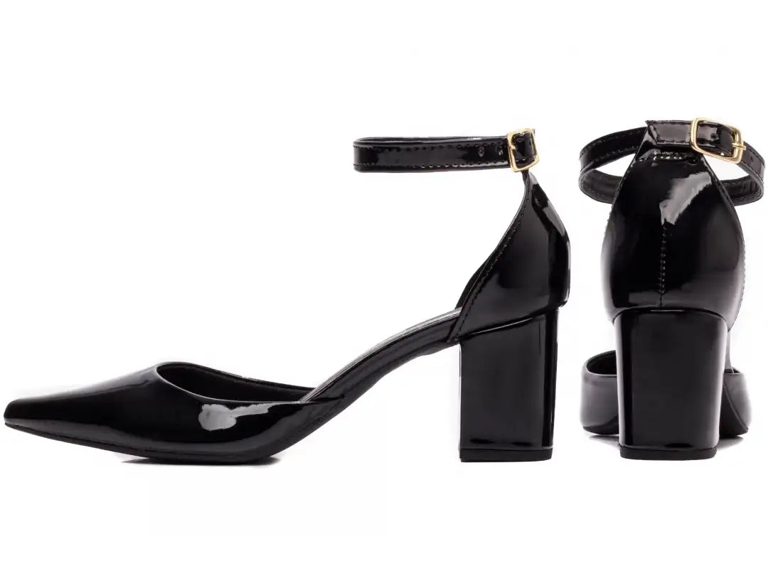 Scarpin Verniz Rosê Salto 6,5cm – Torricella