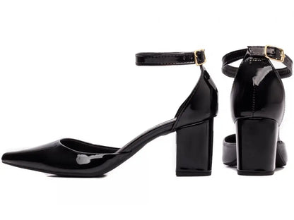 Scarpin Verniz Rosê Salto 6,5cm – Torricella