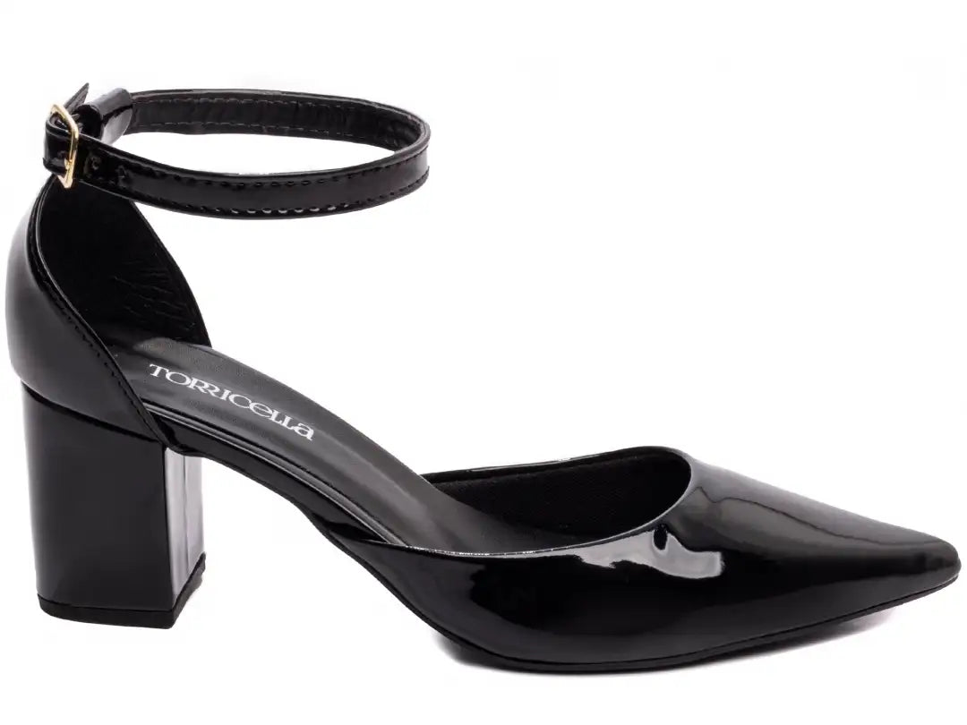 Scarpin Verniz Rosê Salto 6,5cm – Torricella