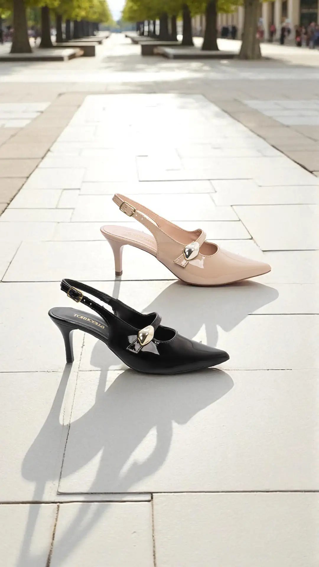 Sapato Scarpin Verniz Bege – Elegância e Conforto