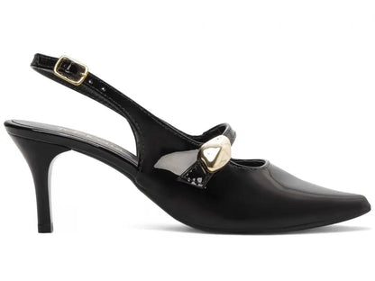 Sapato Scarpin Verniz Bege – Elegância e Conforto