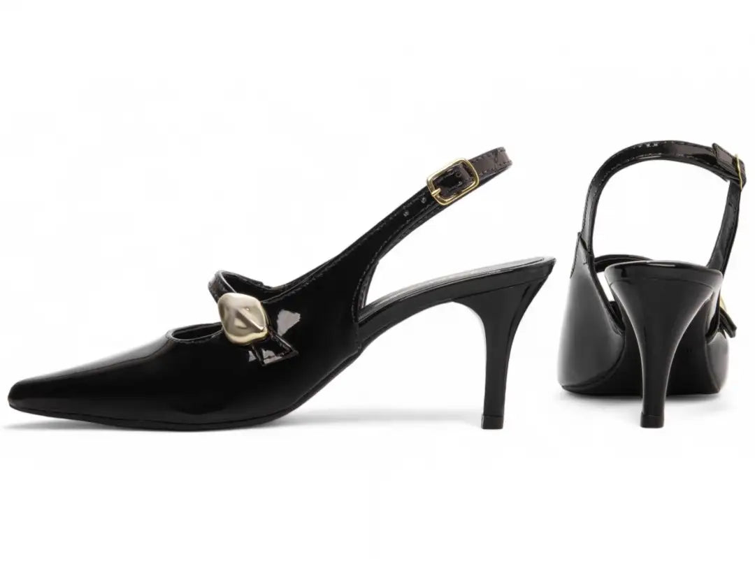 Sapato Scarpin Verniz Bege – Elegância e Conforto